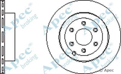 APEC BRAKING dsk2708 -  Тормозной диск